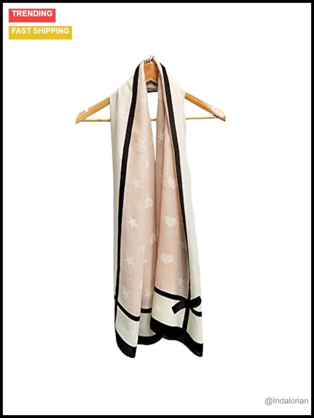 Cotton Polyester Blend Lightweight Pashmina Scarf Shawl Wrap for All Seasons